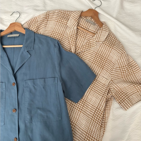 Everlane Linen Notch Collar Basics Shirt Bundle - Picture 2 of 12